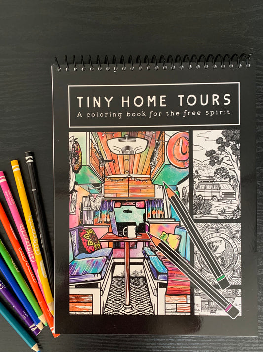 Tiny Home Tours Coloring Book- Short Version